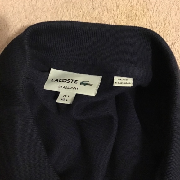 Lacoste, nwot, classic fit, beautiful shirt , large - Picture 3 of 3
